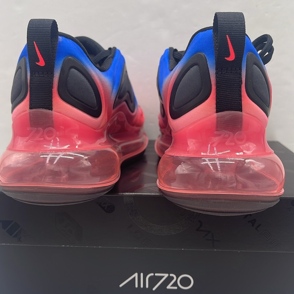 Nike WMNS NIKE AIR MAX 720
BLACK/RACER BLUE-FLASH CRIMSON
AQ3196 013 Sneakers - Picture 13 of 16